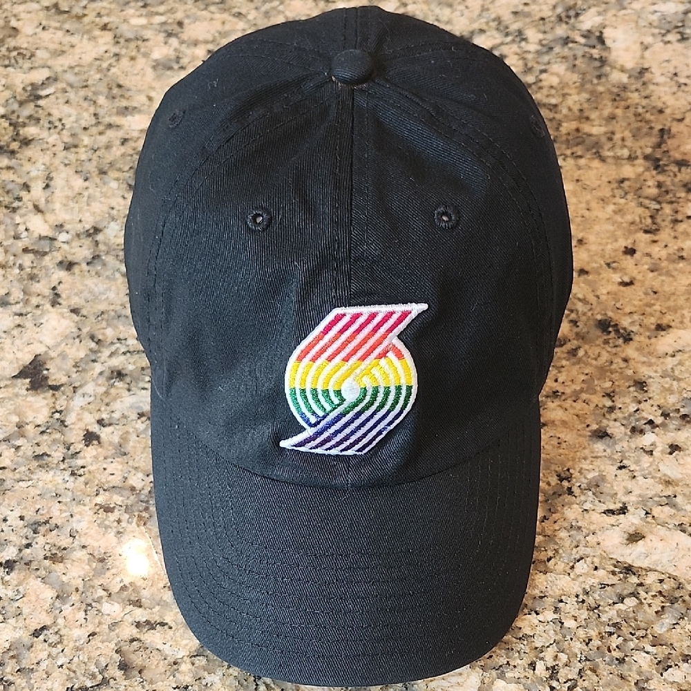 Trailblazers 47 Brand Black Cap‎ with Multicolor Logo